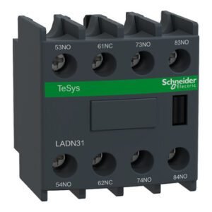 Contacto Auxiliar P/Contactor Frontal LC1D 3NA+NC LADN31 Schneider