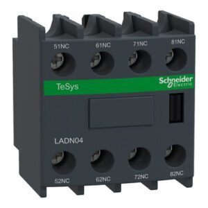 Contacto Auxiliar P/Contactor Frontal LC1D 4NC LADN04 Schneider