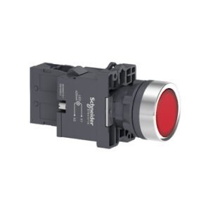*Pulsador Rasante 1NA Rojo Luminoso 230Vac XA2EW34M1 Schneider