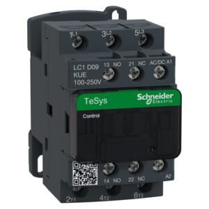 Contactor 3 x 9A 100-250Vac/cc LC1D09KUE Schneider