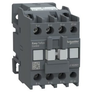 Contactor 3 x 25A 220Vca 1NC Tesys E LC1E2501M7 Schneider
