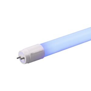 *Tubo Led Vidrio C1 18W 220V T8 120cm Azul 404506 Interelec