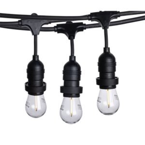 Feston/Guirnalda 15m 30 Portalamparas Interconectables 404774 Interelec