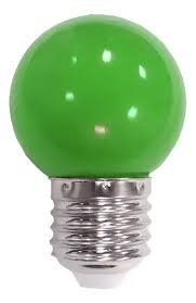 *Lampara Led Gota Color 1W 240V Verde 80Lm E27 161892 Yarlux