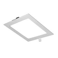 Lum. Empotr. Cuadrada Niquel 120x120 Led 6W 6500K 450Lm 195513 Yarlux