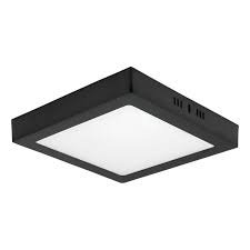 Lum. Led Plafon Cuadrado Negro 220x30mm 18W 6400K 1350Lm 195933 Yarlux
