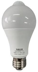 *Lampara Led Bulbo 9W C/Sensor Mov 220V 6400K 960Lm 161947 Yarlux