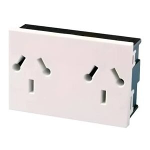 Modulo Toma+Tierra Doble 10A Comb. Frefit Blanco 6999 Cambre