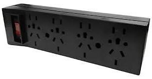 Prolong. Zapatilla 4 Tomas S/cable Negro S1000 1200 Cambre