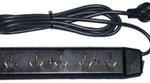 Prolong. Zapatilla 5 Tomas C/cable 3mtrs Negro S1600 1602 Cambre