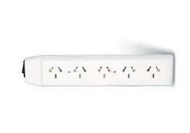 Prolong. Zapatilla 5 Tomas S/cable Blanco S1600 1601 Cambre