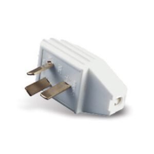 Ficha Macho 90° 10A P/Cable 3 Polos Blanca 3000 Cambre