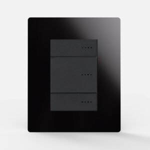 Tapa Bastidor 4 modulos Oro Negro C/Dist Gris Arte 4767 Cambre
