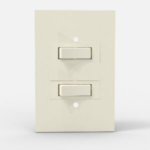 Tapa Bastidor Standard 2 Modulo Blanco Siglo XXI 4122 Cambre