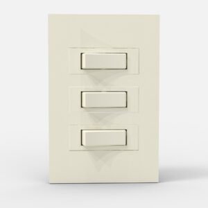 Tapa Bastidor Lujo 3 Modulo Blanco Siglo XXI 4133 Cambre