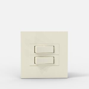 Tapa Bastidor Mignon 2 Modulo Blanco Siglo XXI 4142 Cambre