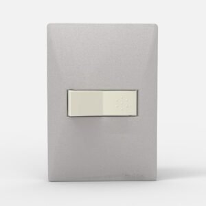 Tapa Bastidor 1 Modulos Aluminio Siglo XXII 4101 Cambre
