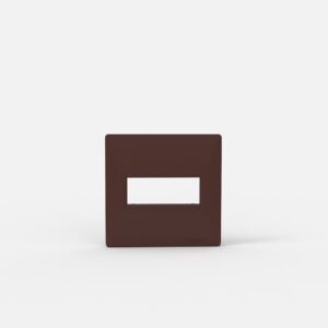 Tapa Bastidor Mignon 1 Modulos Bordeaux Siglo XXII 4341 Cambre