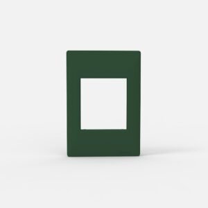 Tapa Bastidor 3 Modulos Verde Siglo XXII 4403 Cambre