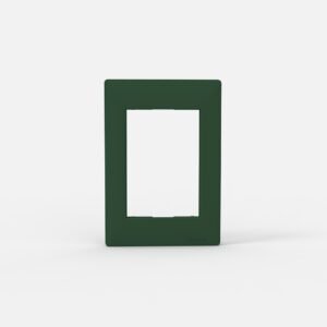 Tapa Bastidor 4 Modulos Verde Siglo XXII 4404 Cambre