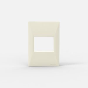 Tapa Bastidor 2 Modulos Blanca Siglo XXII 4502 Cambre