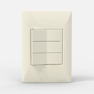 Tapa Bastidor 3 Modulos Blanca Siglo XXII 4503 Cambre
