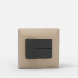 Tapa Bastidor Mignon 2 Modulos Champagne Siglo XXII 4642 Cambre