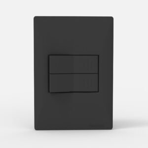 Tapa Bastidor 2 Modulos Gris Siglo XXII 4702 Cambre