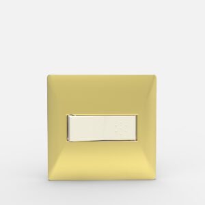 Tapa Bastidor Mignon 1 Modulos Oro Siglo XXII 4841 Cambre