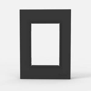Tapa Bastidor 4 Modulos Gris C/Dist y Ribete Bauhaus 4951 Cambre