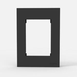Tapa Bastidor 4 Modulos Gris C/Dist S/Ribete Bauhaus 4999 Cambre