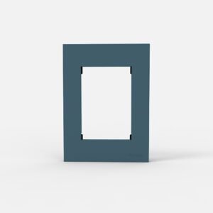 Tapa Bastidor 4 Modulos Azul C/Dist Bauhaus 4952 Cambre