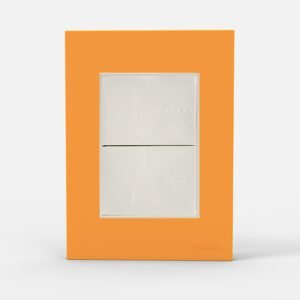 Tapa Bastidor 4 Modulos Amarillo C/Dist Bauhaus 4955 Cambre