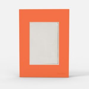 Tapa Bastidor 4 Modulos Naranja C/Dist Bauhaus 4956 Cambre