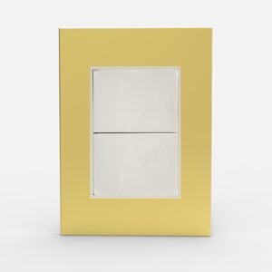 Tapa Bastidor 4 Modulos Oro C/Dist Bauhaus 4958 Cambre
