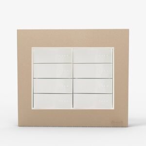 Tapa Bastidor 8 Modulos Champagne C/Dist Bauhaus 4976 Cambre