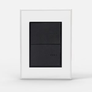 Tapa Bastidor 4 Modulos Vidrio Blanca C/Dist Bauhaus 4962 Cambre