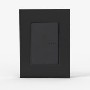 Tapa Bastidor 4 Modulos Vidrio Negra C/Dist Bauhaus 4965 Cambre