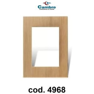 Tapa Bastidor 4 Modulos Madera Clara C/Dist Bauhaus 4968 Cambre