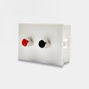 Modulo Toma Parlante RCA Blanco 6948 Cambre