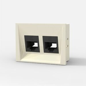 Modulo 2 Toma RJ45 Cat6 Blanco 6966 Cambre