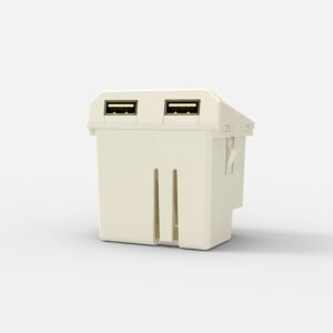 Modulo Cargador Doble USB 3,1A Blanco 6960 Cambre