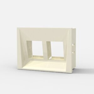Modulo Tapon Adaptador Doble RJ45/RJ11 Blanco 6974 Cambre