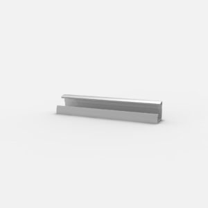 Riel Aluminio 1000 mm 1901 Cambre