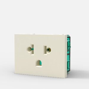 Modulo Toma+Tierra 10/15A Euro Americano Blanco 6912 Cambre