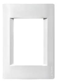 Tapa Bastidor 3 Modulos Blanco Civil P/Sist. Modular KD40710 Kalop