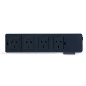 Zapatilla 4 Tomas 10A S/Cable Negro KS50151 Kalop