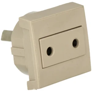 Adaptador 3 Patas Planas a 2 Patas Red. K3 Gris KL44930 Kalop