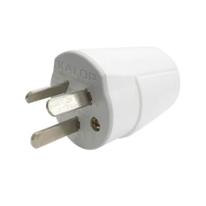 Toma Hembra 90° Polarizado 10A P/Cable 3 Polos Blanco KDN44183 Kalop
