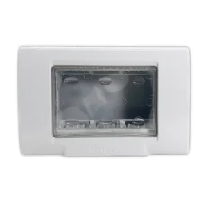 Caja Estanca 5x10 IP55 3 Modulos C/Tapa Transparente KL42413 Sigma Kalop